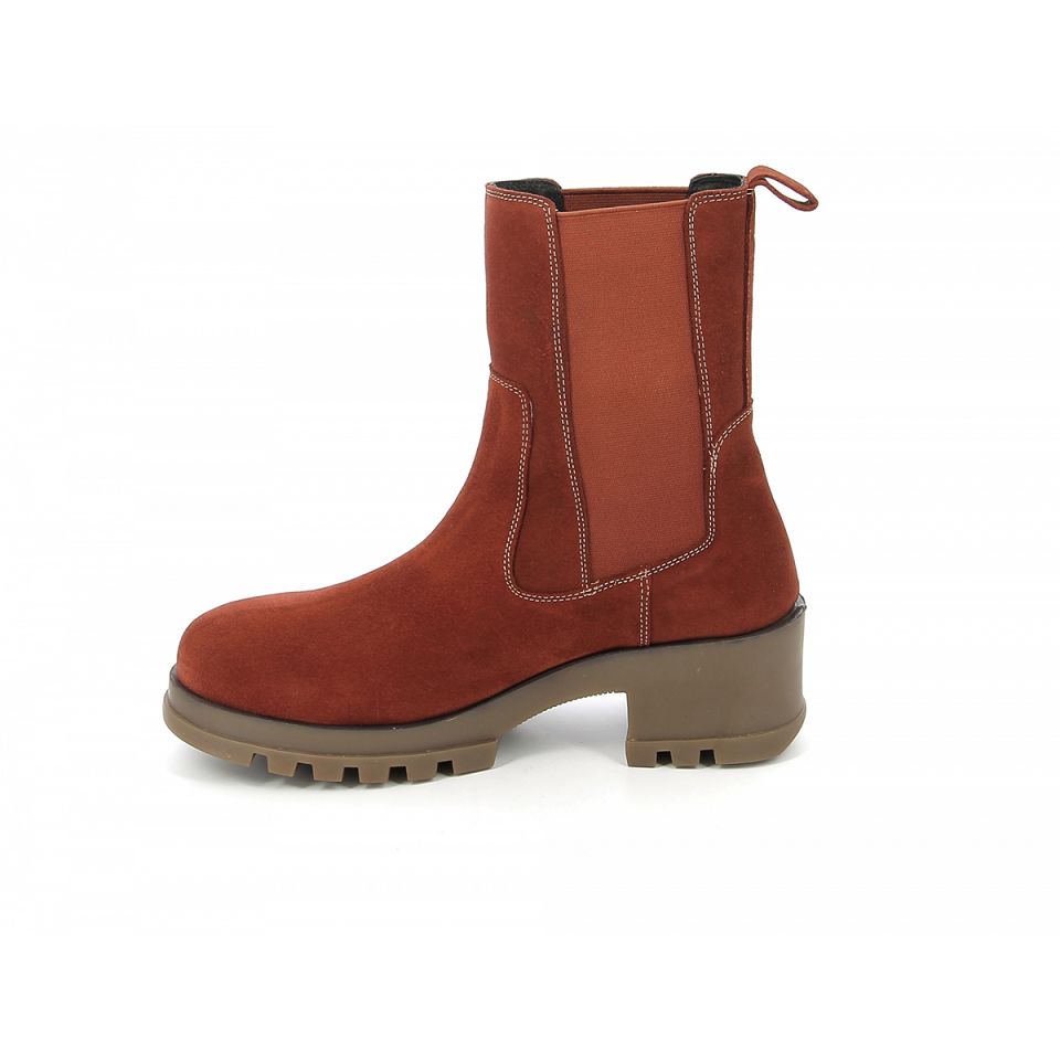 Kickers Kick happy Chelsea Boots Dam Orange | 12579-CALE