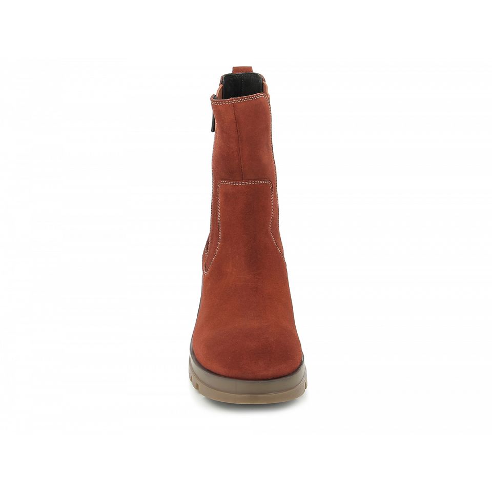 Kickers Kick happy Chelsea Boots Dam Orange | 12579-CALE