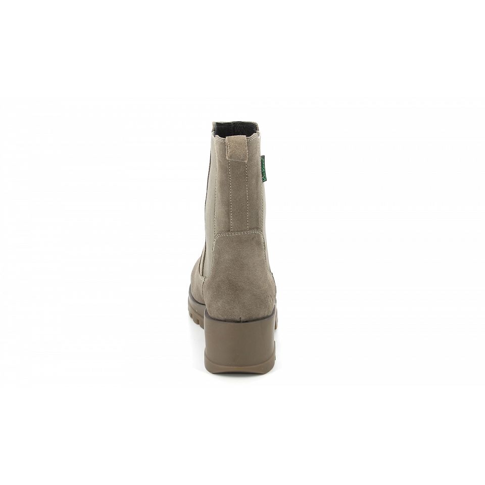 Kickers Kick happy Chelsea Boots Dam Silver | 02549-JGRN