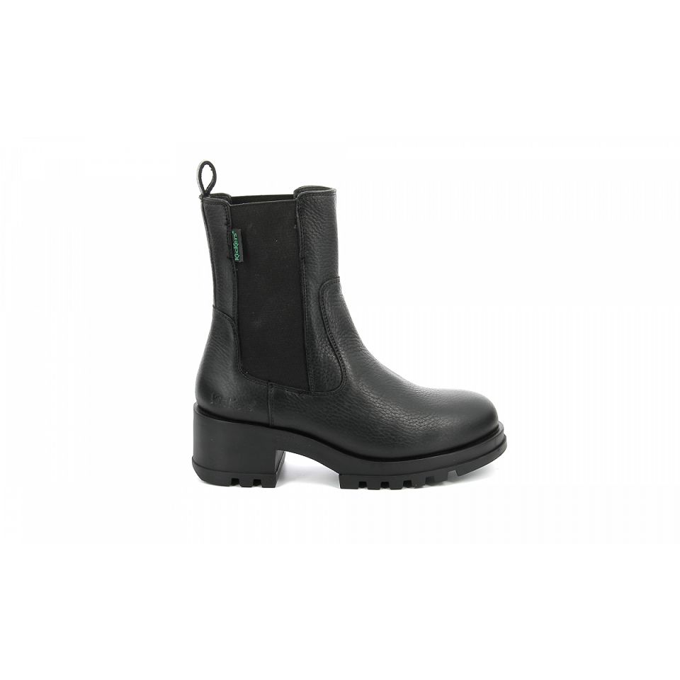 Kickers Kick happy Chelsea Boots Dam Svarta | 24987-HJWA