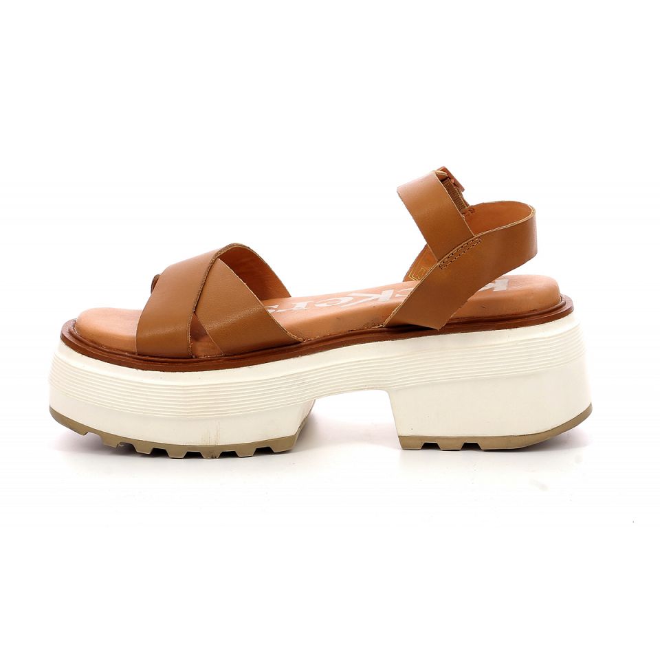 Kickers Kick heko Sandaler Dam Camel | 67140-VROW