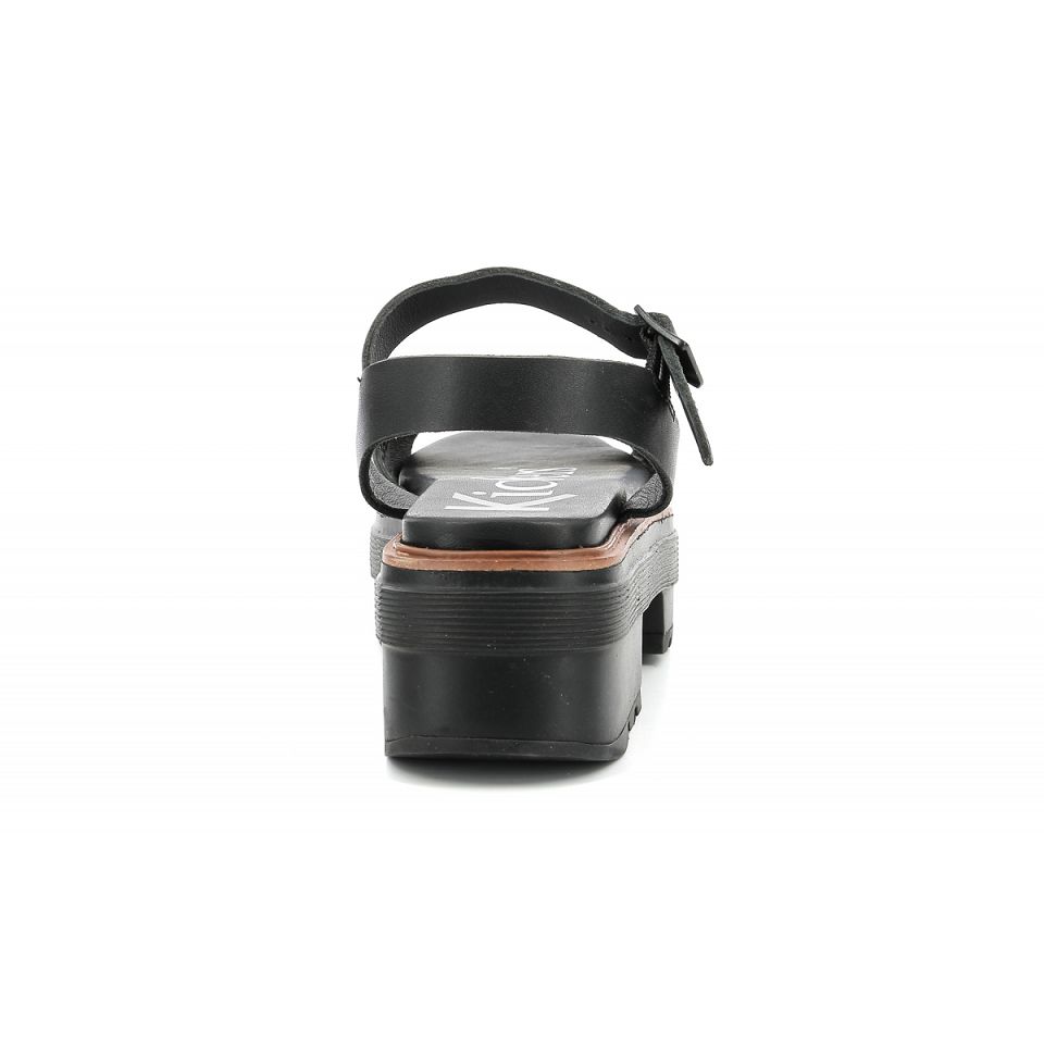 Kickers Kick heko Sandaler Dam Svarta | 92845-XCKI