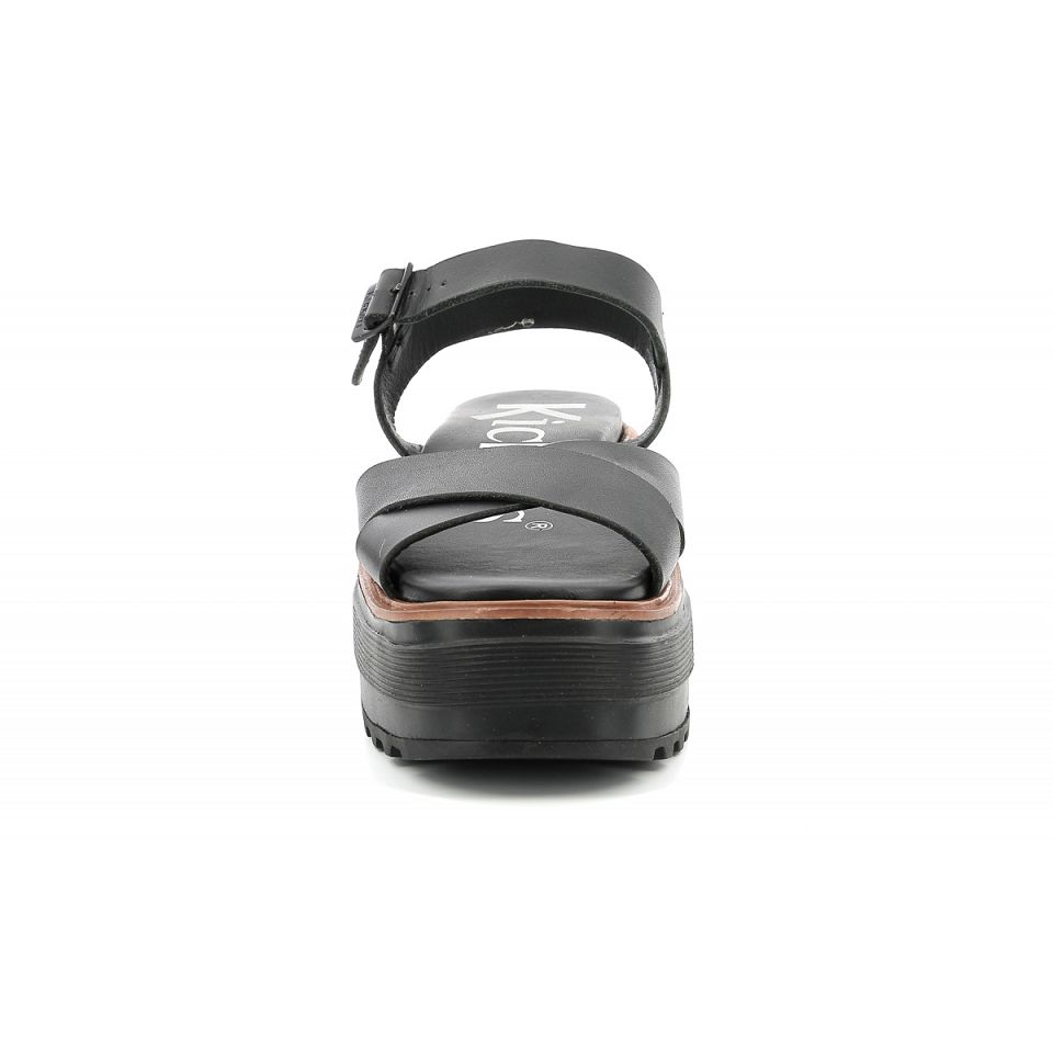 Kickers Kick heko Sandaler Dam Svarta | 92845-XCKI