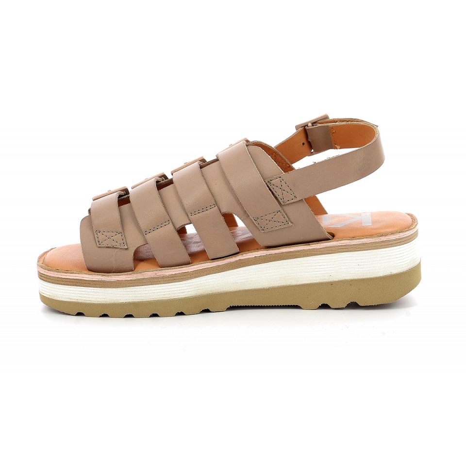 Kickers Kick hi Sandaler Dam Ljusbeige | 42693-VTED