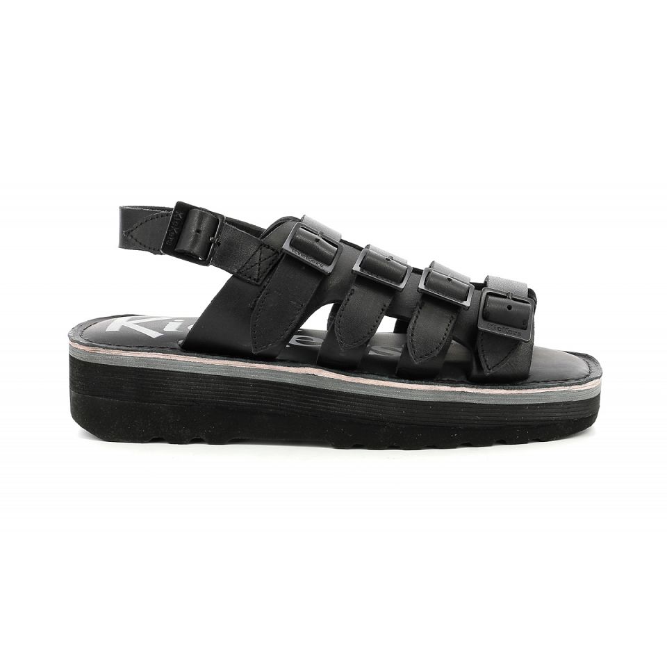 Kickers Kick hi Sandaler Dam Svarta | 45016-ACHB