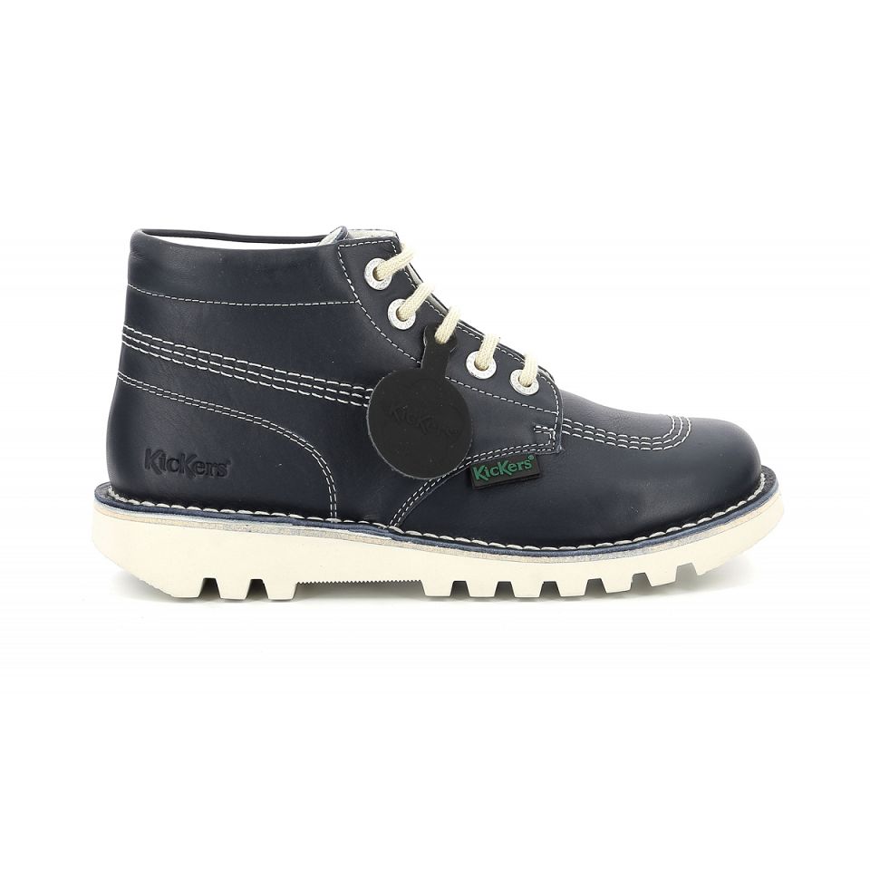 Kickers Kick hi Stövlar Dam Blå | 51078-QOVC