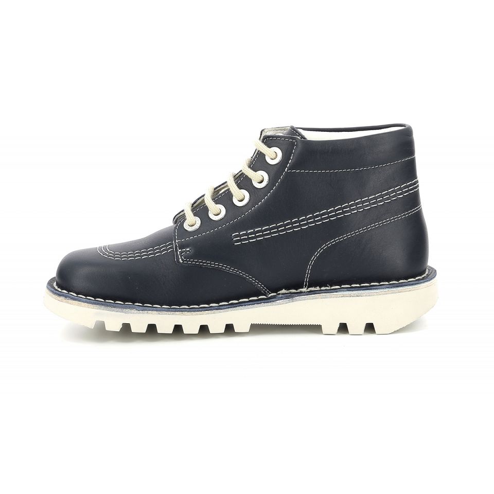 Kickers Kick hi Stövlar Dam Blå | 51078-QOVC