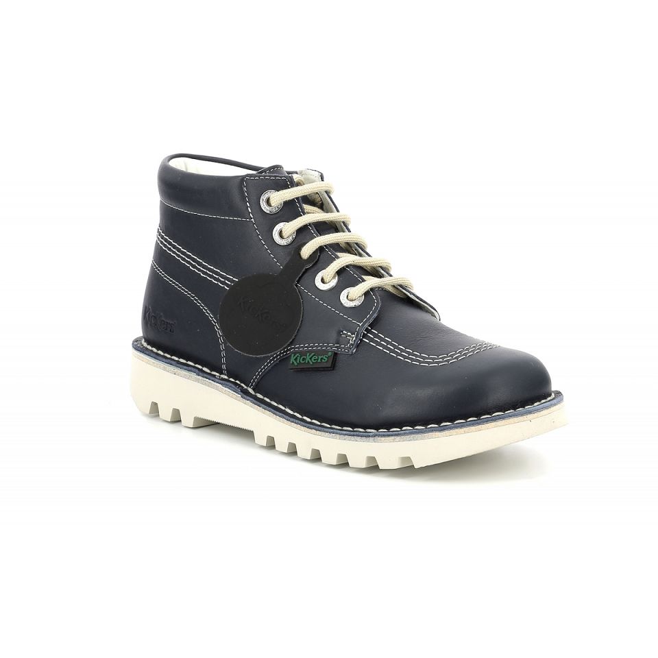 Kickers Kick hi Stövlar Dam Blå | 51078-QOVC