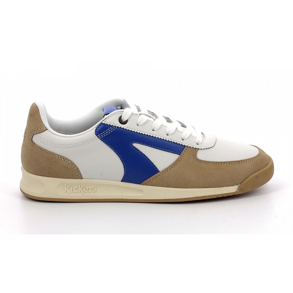 Kickers Kick krack Sneakers Herr White/Blue | 05384-TIJR