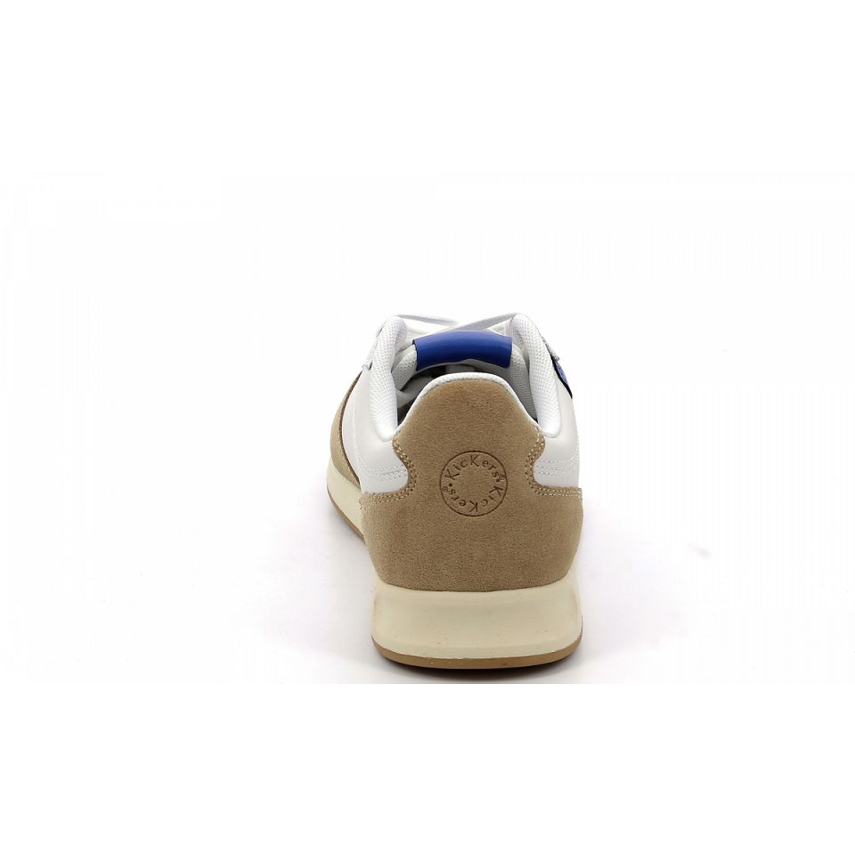 Kickers Kick krack Sneakers Herr White/Blue | 05384-TIJR