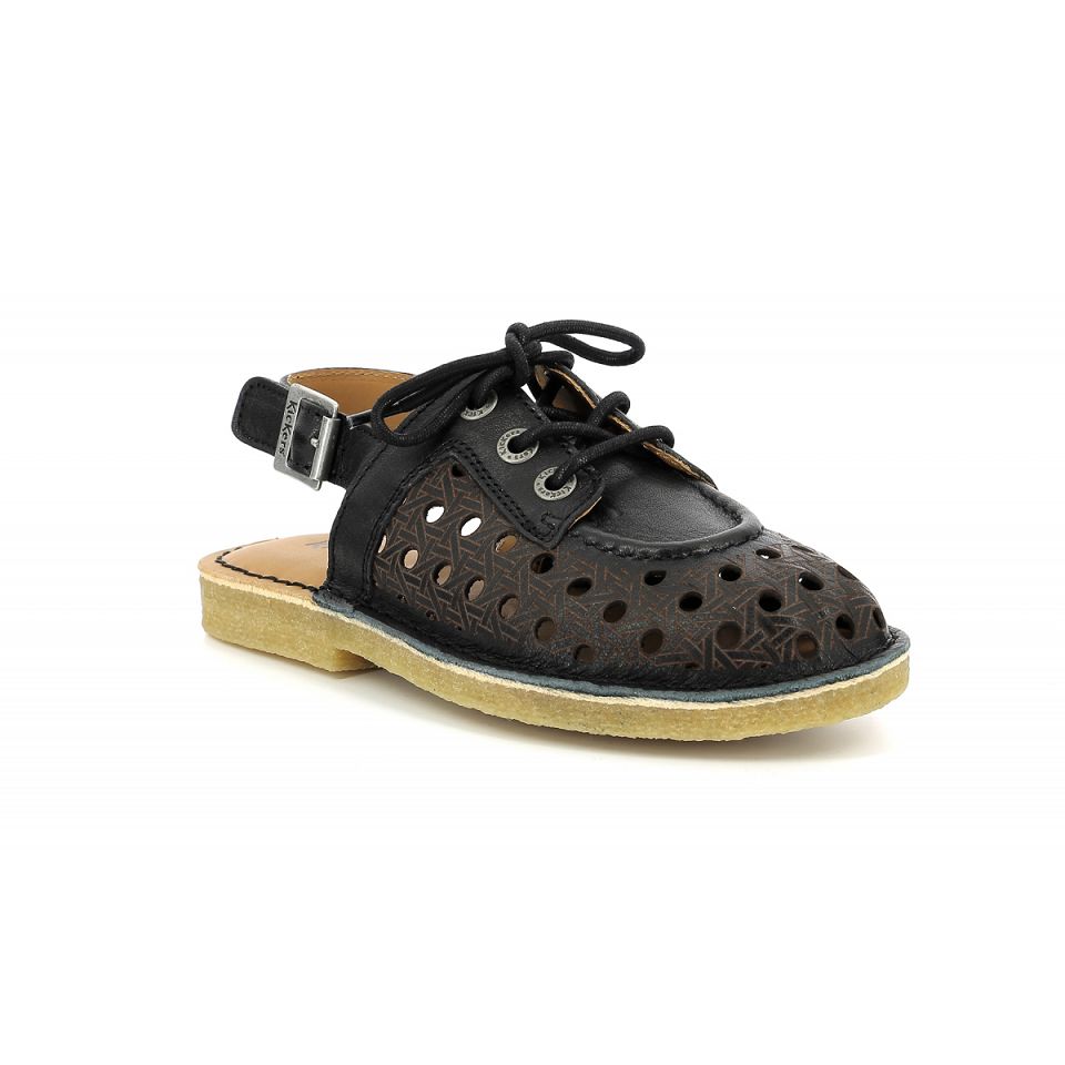 Kickers Kick lella Sandaler Dam Svarta | 03629-DWYG