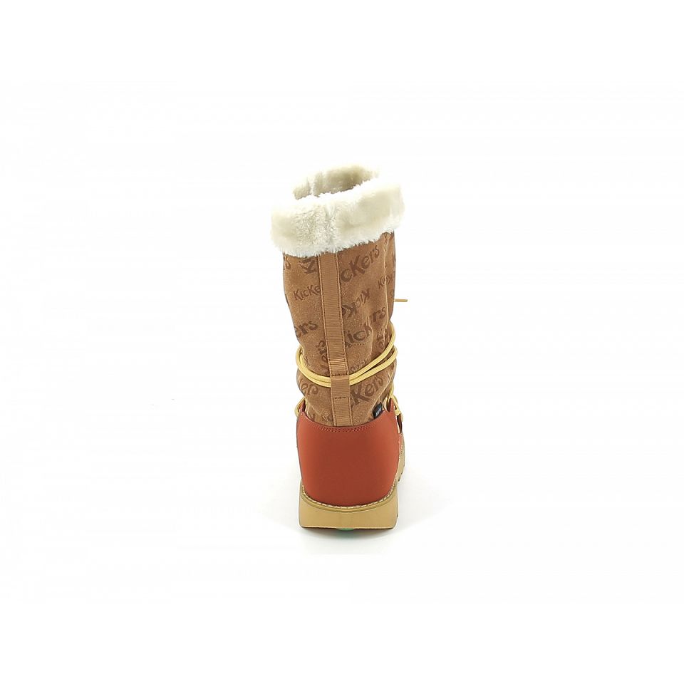 Kickers Kick neosnow Höga Stövlar Dam Camel Rouille | 70618-RLZG