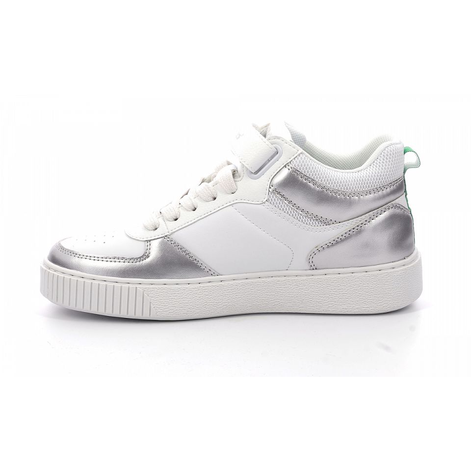 Kickers Kick restylemid Sneakers Dam Vita Silver | 29586-ACFX