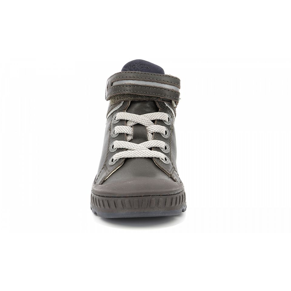 Kickers Kick teen Sneakers Pojke Mörkbruna Marinblå | 85762-SVLK
