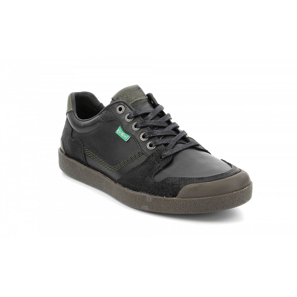 Kickers Kick trigolo Sneakers Herr Svarta Khaki | 16823-WFBL