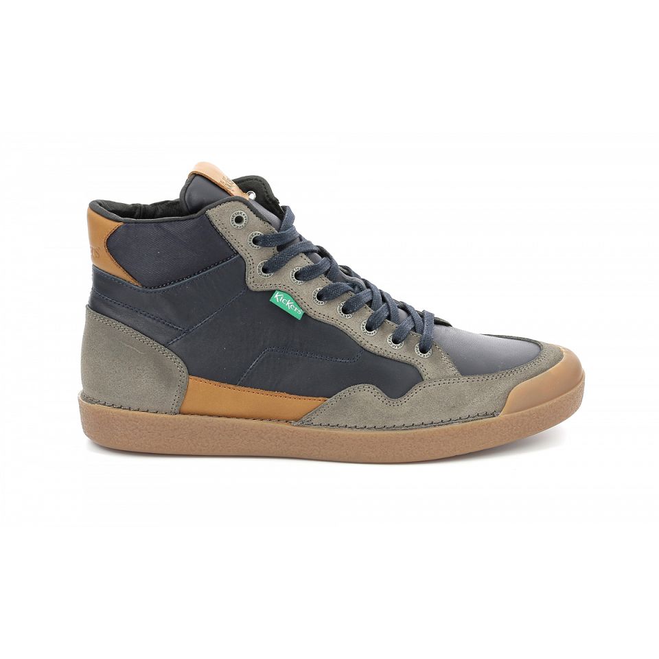 Kickers Kick triparty Sneakers Herr Beige/navy | 19065-DZMQ
