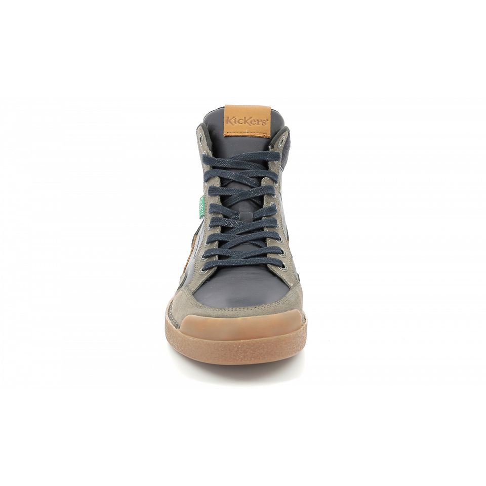 Kickers Kick triparty Sneakers Herr Beige/navy | 19065-DZMQ