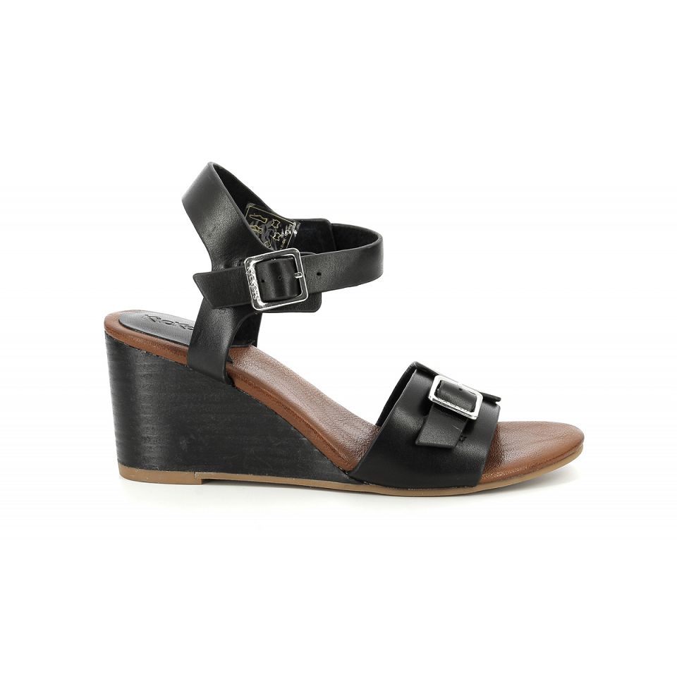 Kickers Kick vodou Sandaler Dam Svarta | 75496-PNFE