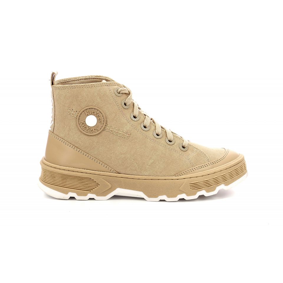 Kickers Kick way Sneakers Dam Ljusbeige | 26497-UJQI