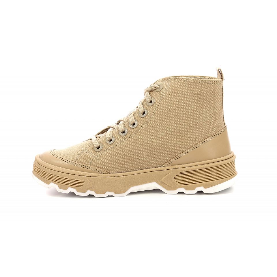 Kickers Kick way Sneakers Dam Ljusbeige | 26497-UJQI