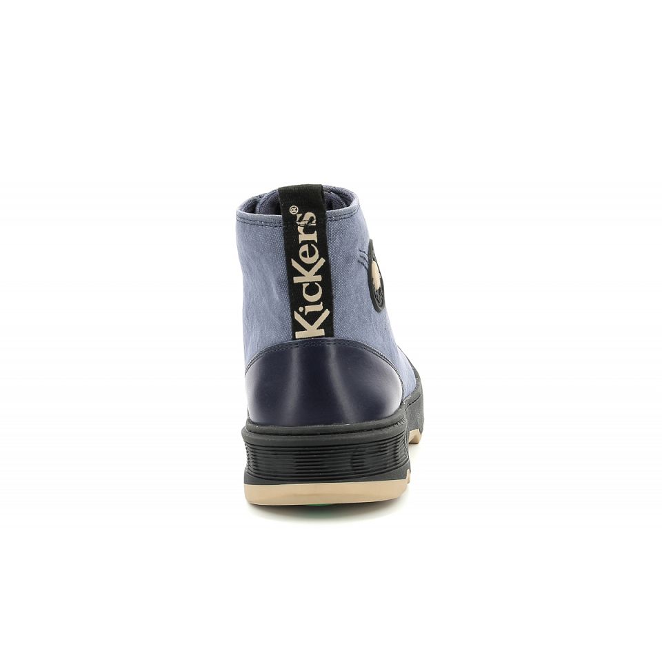 Kickers Kick way Sneakers Herr Blå | 83601-XNZP