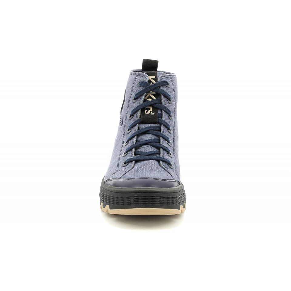 Kickers Kick way Sneakers Herr Blå | 83601-XNZP