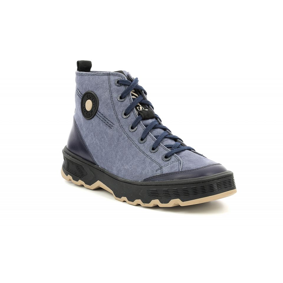 Kickers Kick way Sneakers Herr Blå | 83601-XNZP