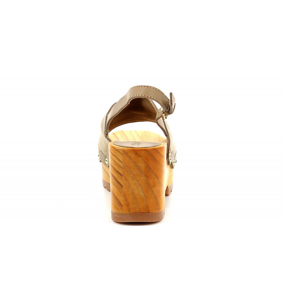 Kickers Kick wedge Sandaler Dam Ljusbeige | 38670-ZQLH