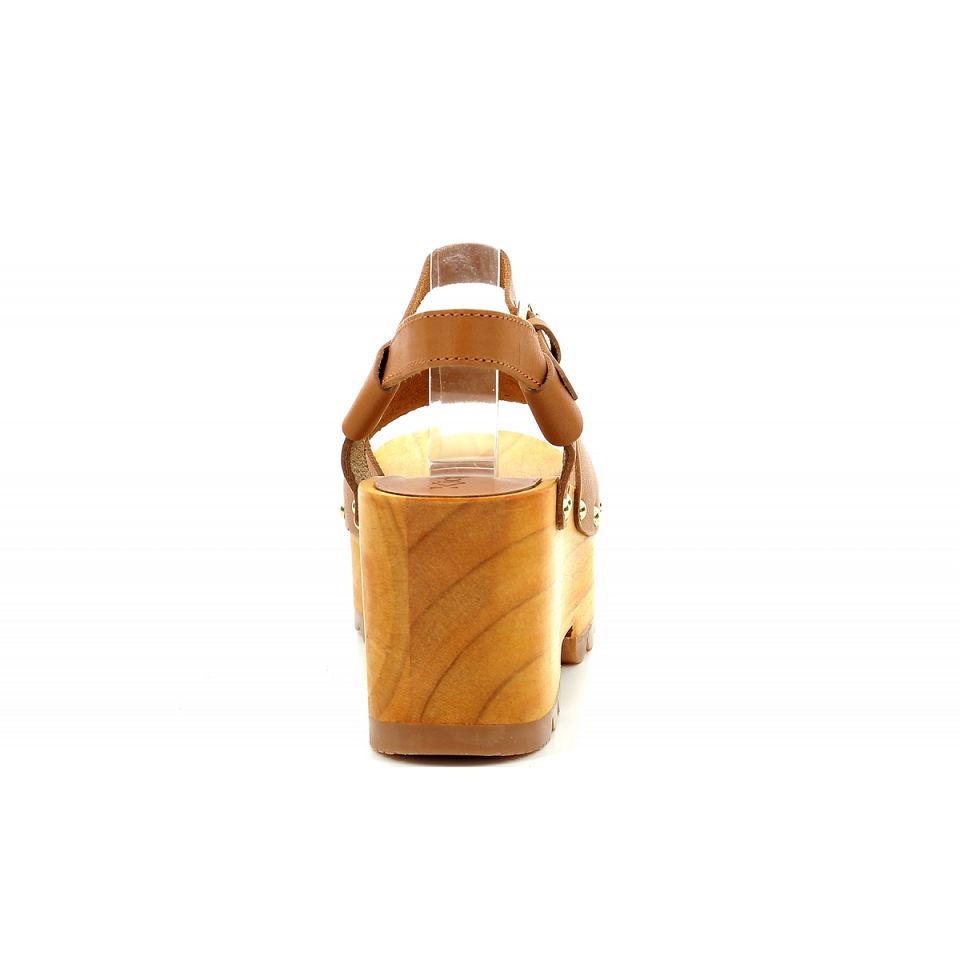 Kickers Kick wedge wise Sandaler Dam Camel | 81735-DQBS
