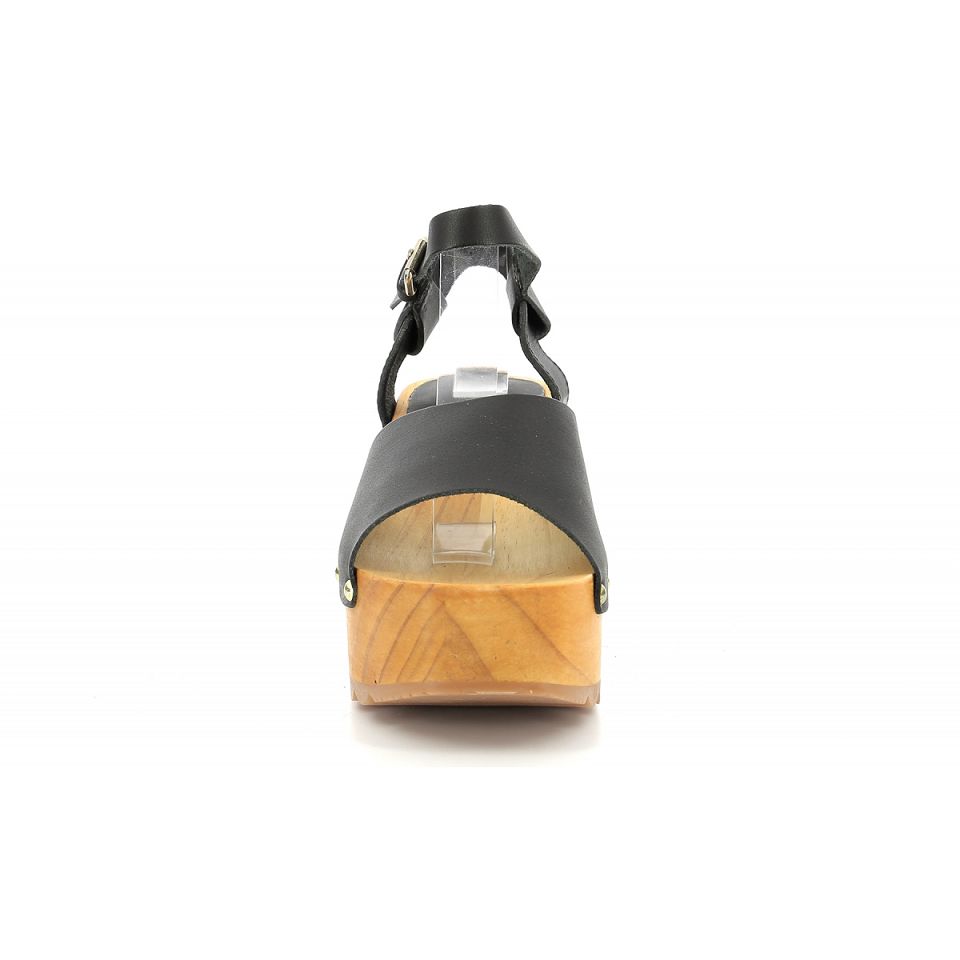 Kickers Kick wedge wise Sandaler Dam Svarta | 97351-SZKI