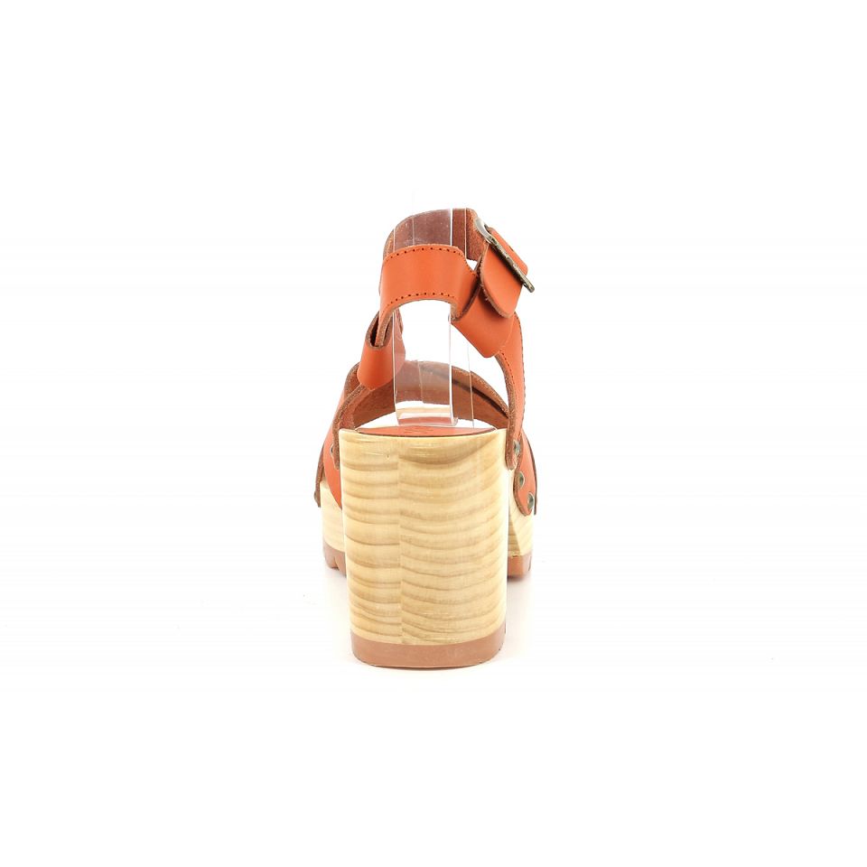 Kickers Kick wise Sandaler Dam Orange | 24158-RQMY