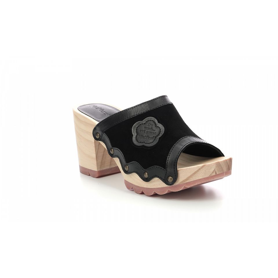 Kickers Kick woodstok Sandaler Dam Svarta | 01659-HEBX