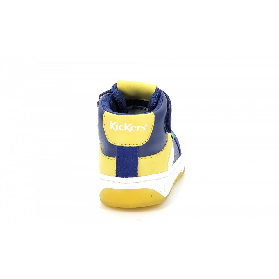 Kickers Kickalien Sandaler Pojke Blå Vita | 09872-KEFC