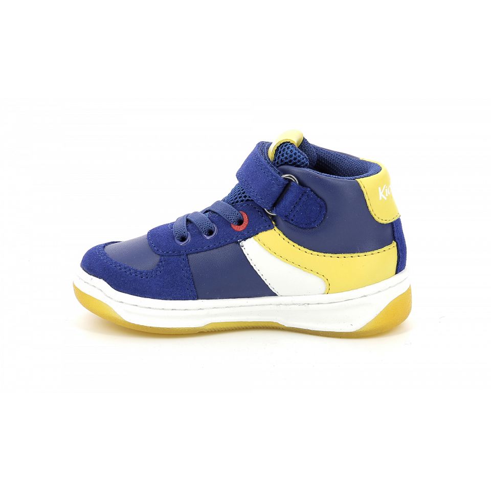 Kickers Kickalien Sandaler Pojke Blå Vita | 09872-KEFC