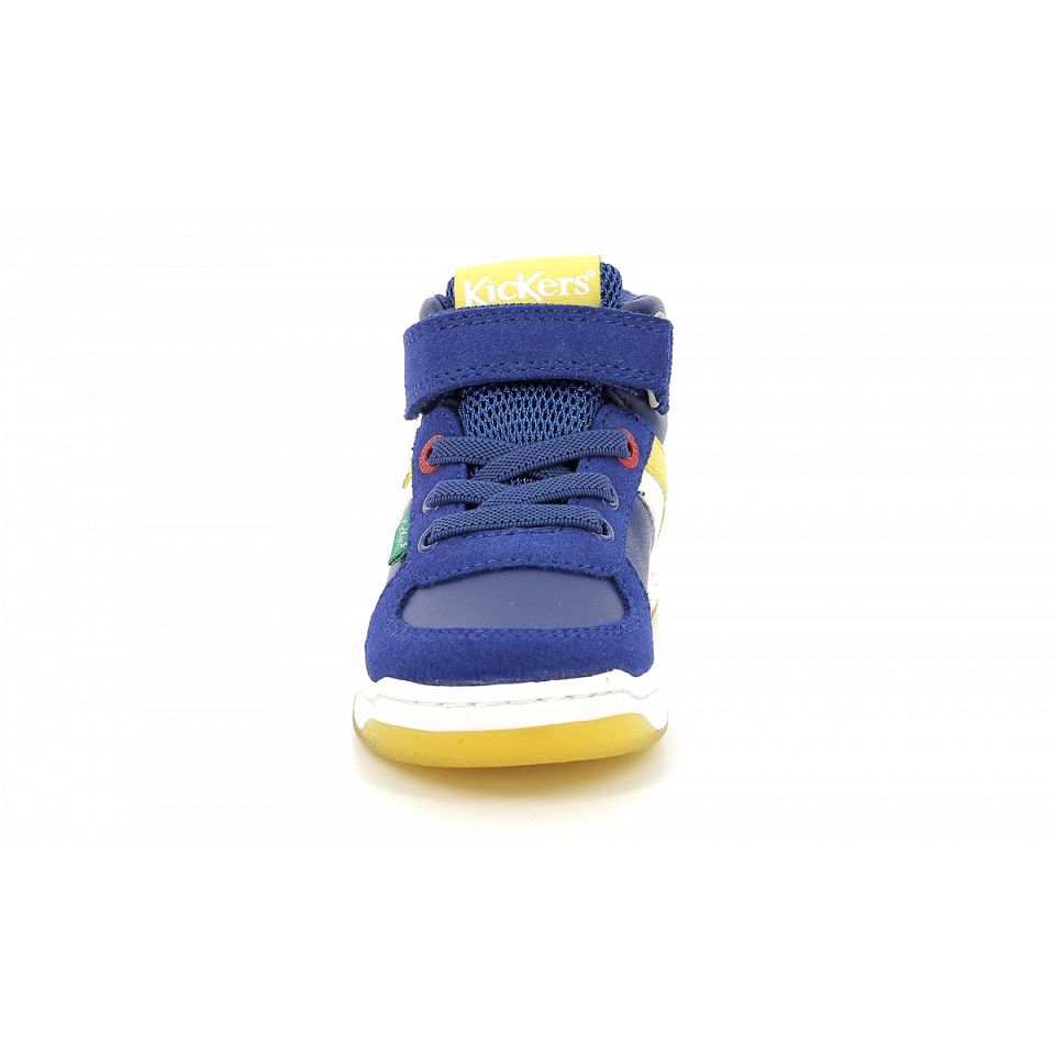 Kickers Kickalien Sandaler Pojke Blå Vita | 09872-KEFC