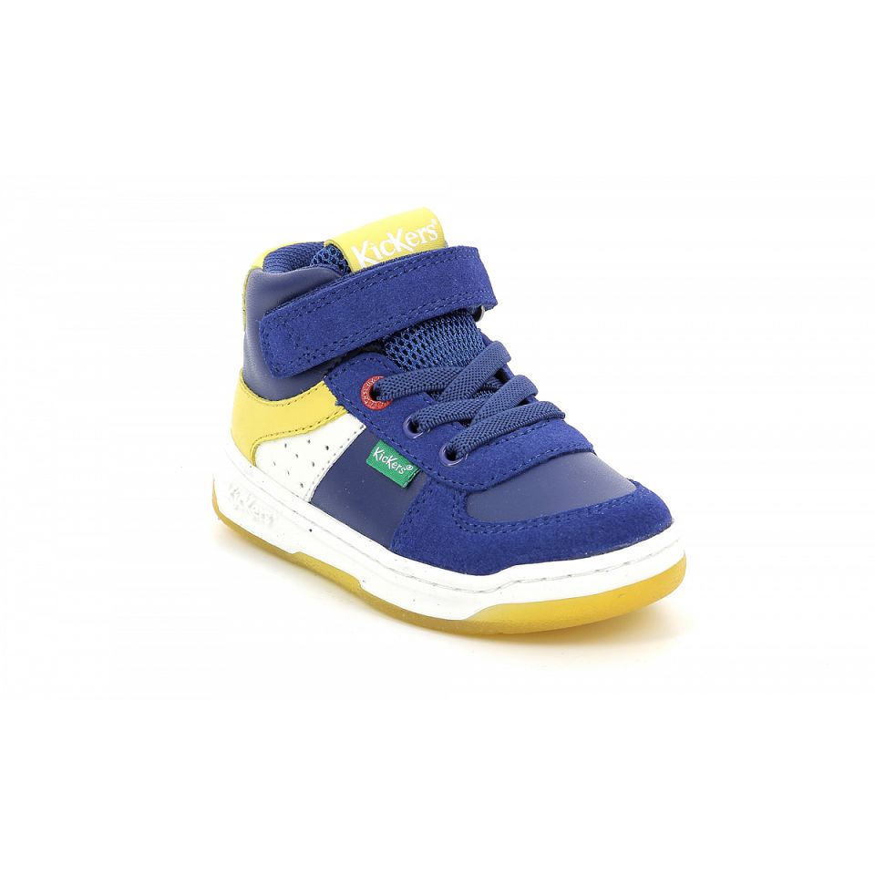 Kickers Kickalien Sandaler Pojke Blå Vita | 09872-KEFC