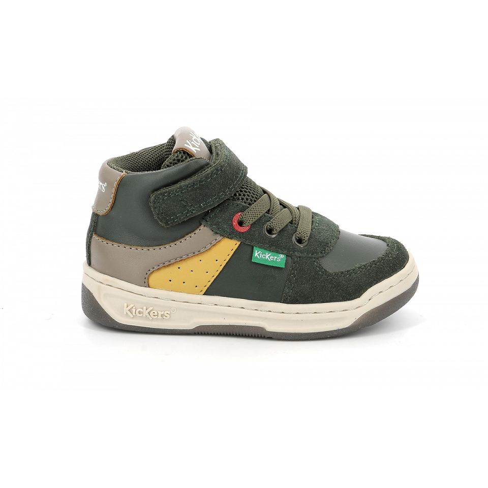 Kickers Kickalien Sandaler Pojke Khaki | 83654-GLXU