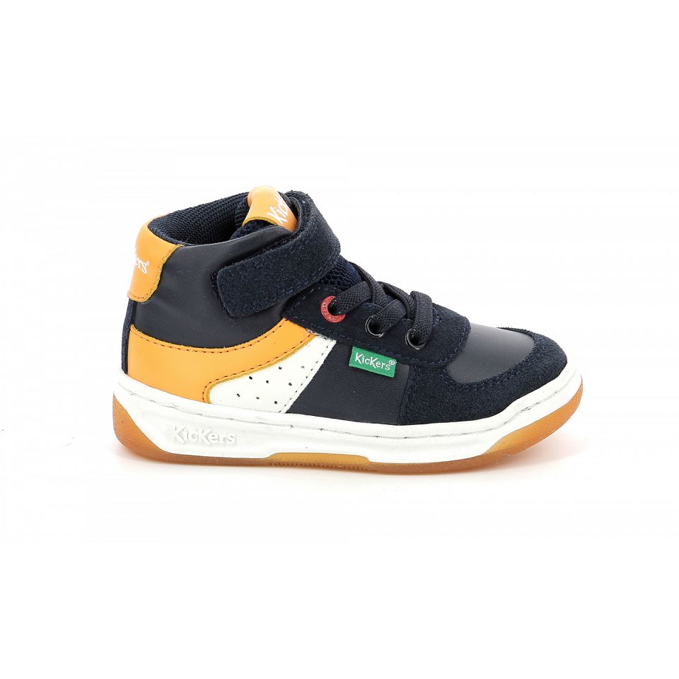 Kickers Kickalien Sandaler Pojke Marinblå Vita Orange | 17246-QZOK