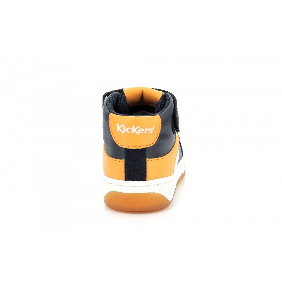 Kickers Kickalien Sandaler Pojke Marinblå Vita Orange | 17246-QZOK