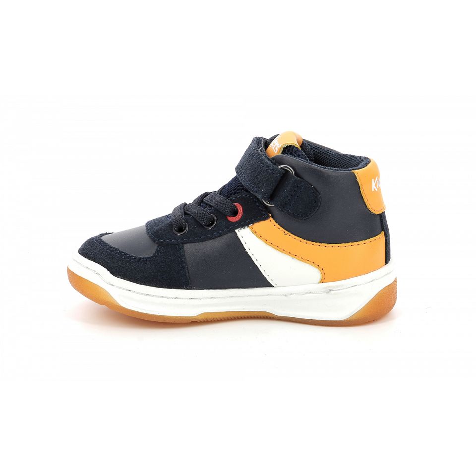 Kickers Kickalien Sandaler Pojke Marinblå Vita Orange | 17246-QZOK