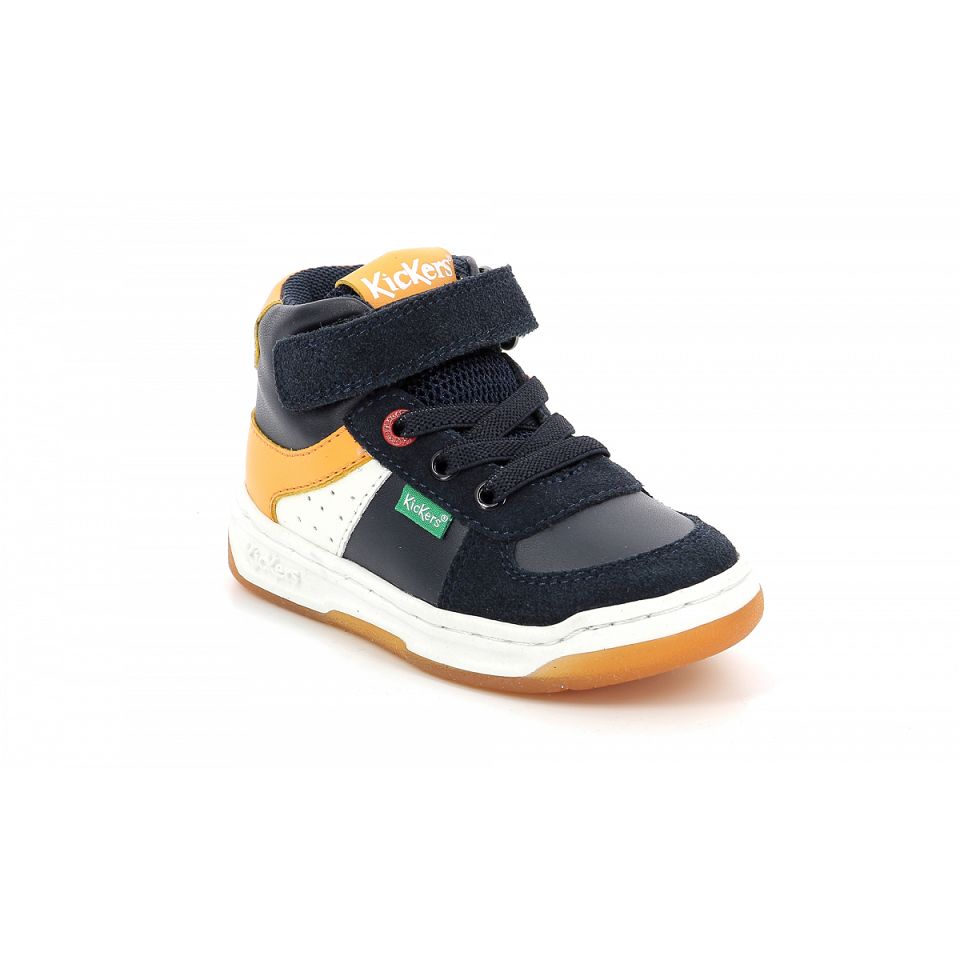 Kickers Kickalien Sandaler Pojke Marinblå Vita Orange | 17246-QZOK