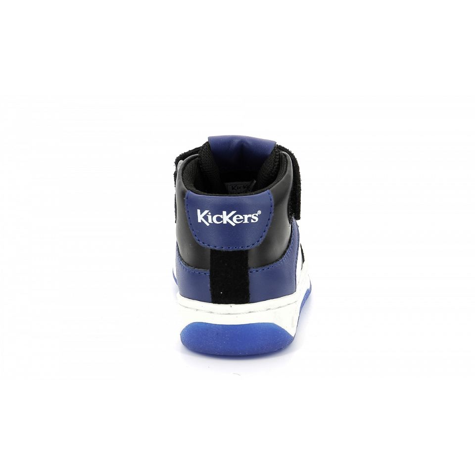 Kickers Kickalien Sneakers Pojke Svarta Blå Vita | 31294-FTEQ