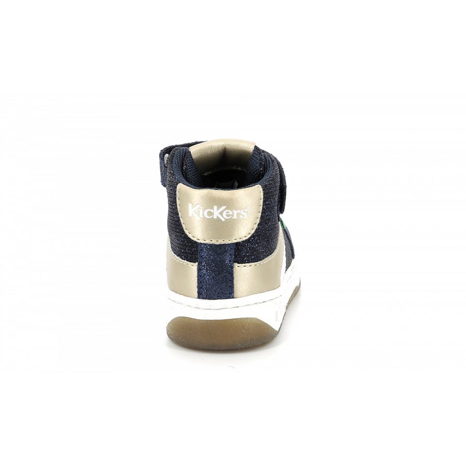 Kickers Kickalien Sneakers Tjej Marinblå | 83179-PTKD