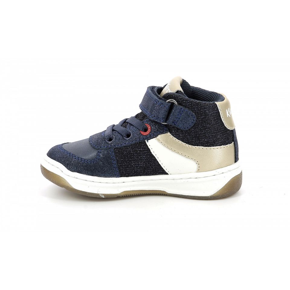 Kickers Kickalien Sneakers Tjej Marinblå | 83179-PTKD