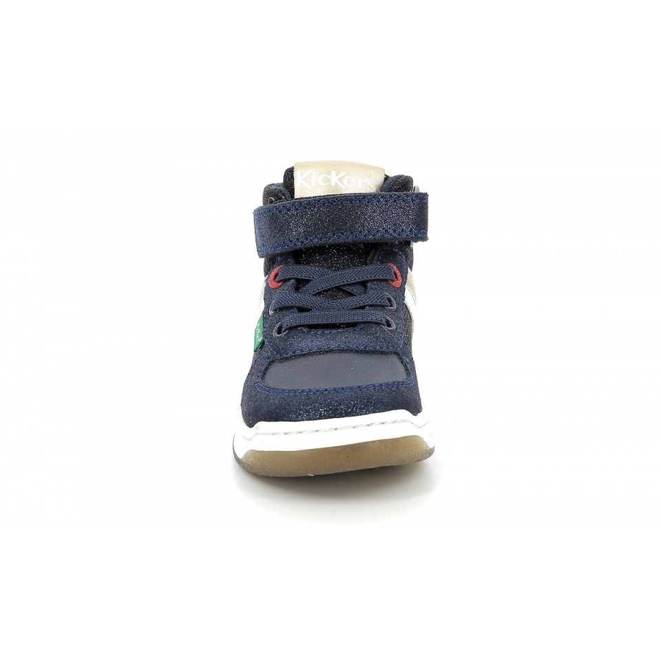 Kickers Kickalien Sneakers Tjej Marinblå | 83179-PTKD