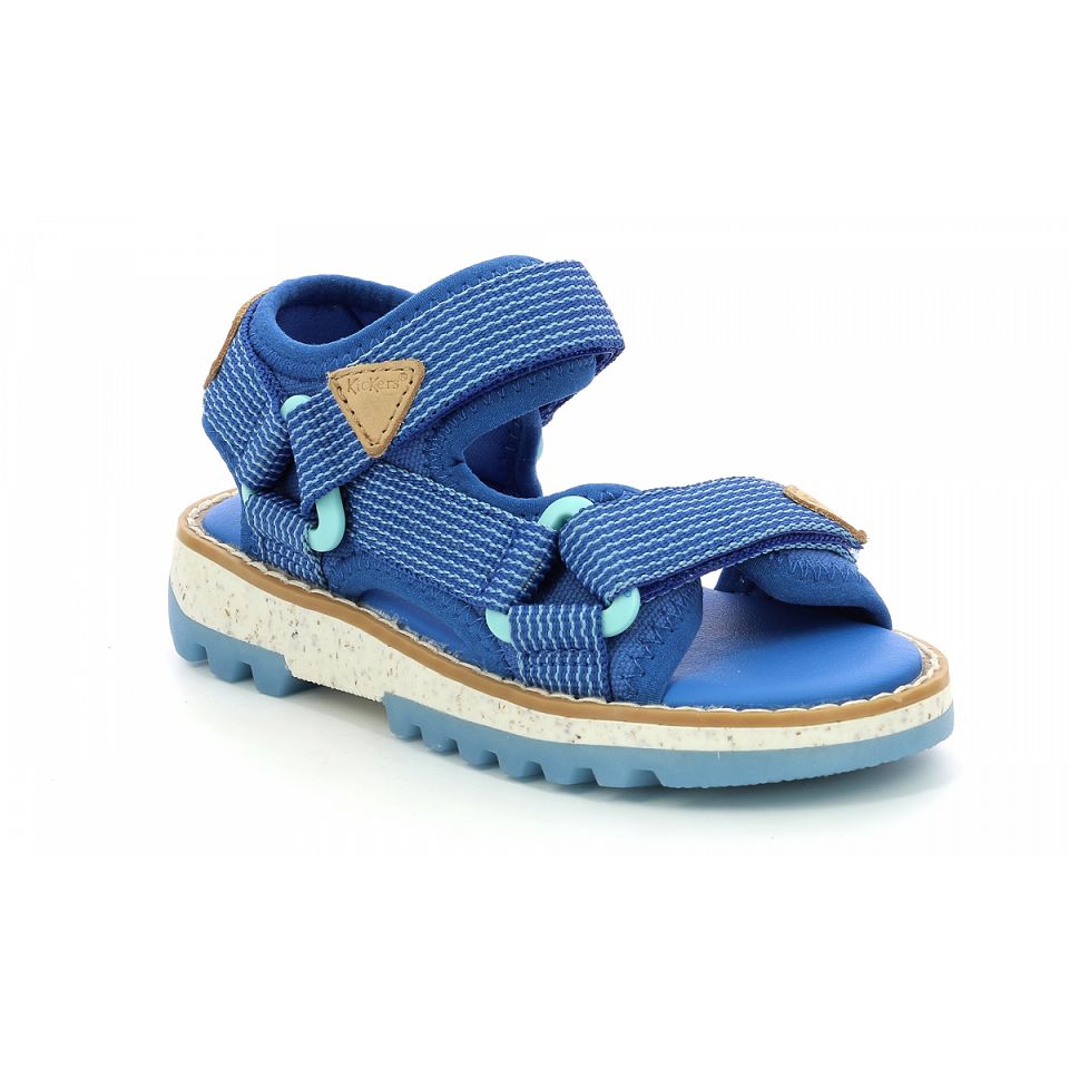 Kickers Kickclock Sandaler Pojke Blå | 45910-ZFTN