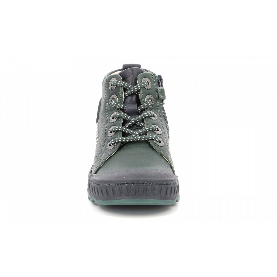 Kickers Kickdundy Sneakers Pojke Gröna Marinblå | 21578-RFOI