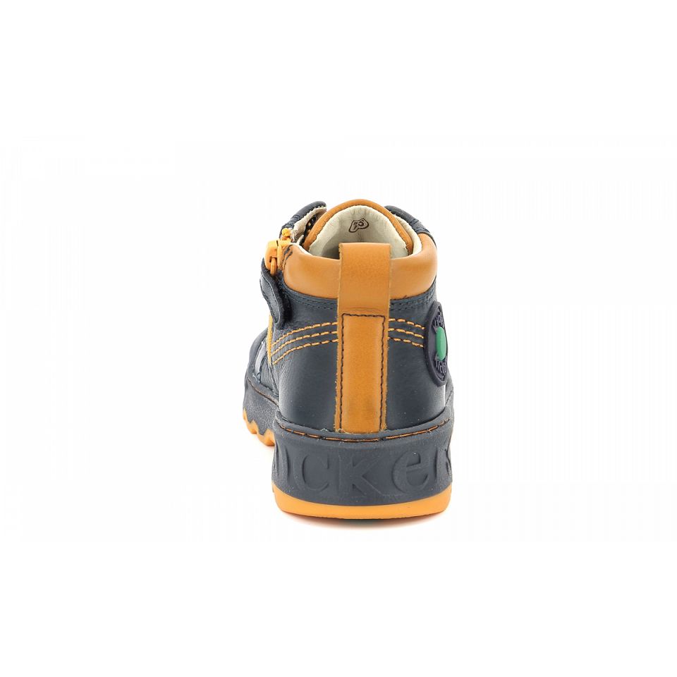 Kickers Kickdundy Sneakers Pojke Navyange | 89462-VWJP