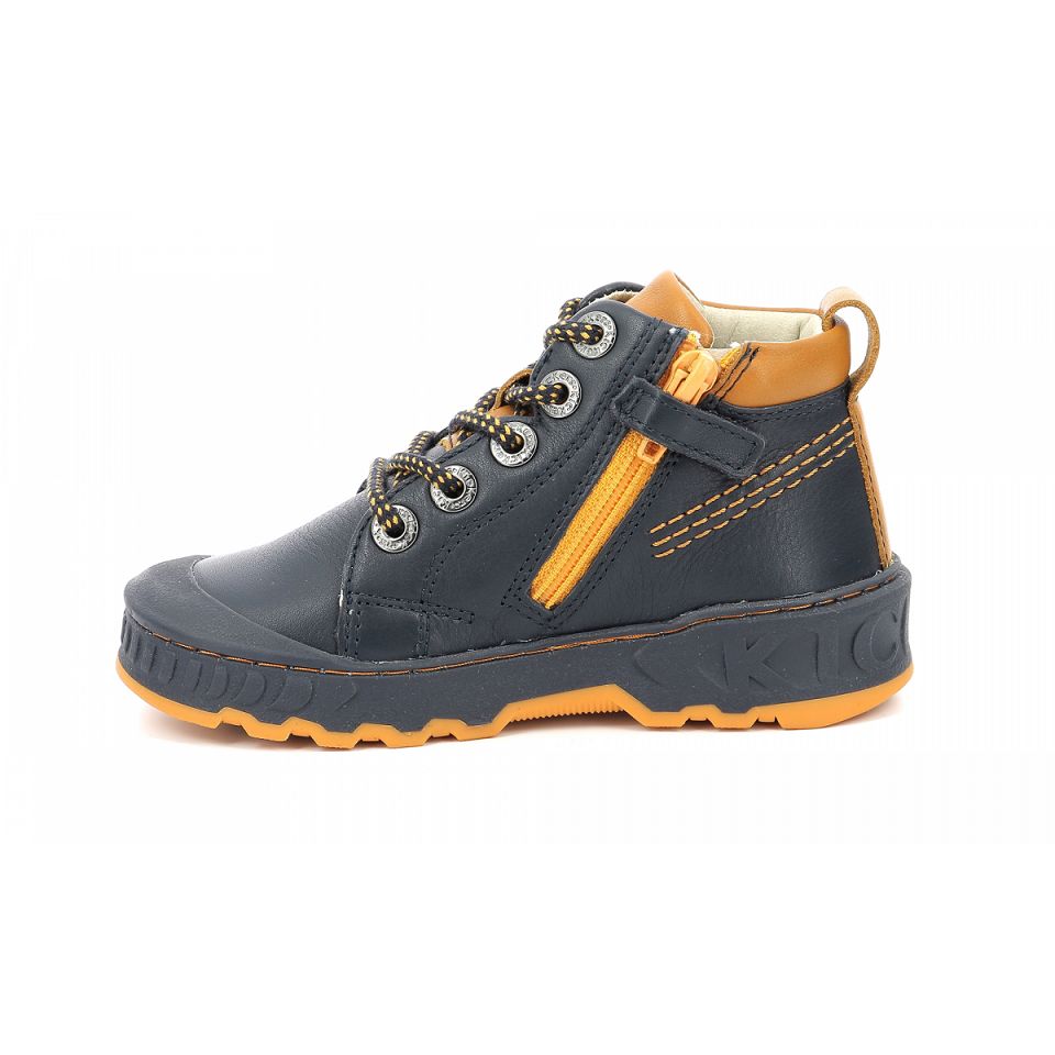 Kickers Kickdundy Sneakers Pojke Navyange | 89462-VWJP
