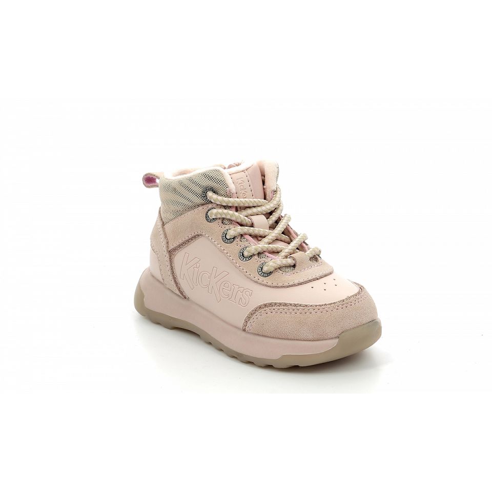 Kickers Kickfauna Stövlar Tjej Ljusrosa | 19423-KRNM